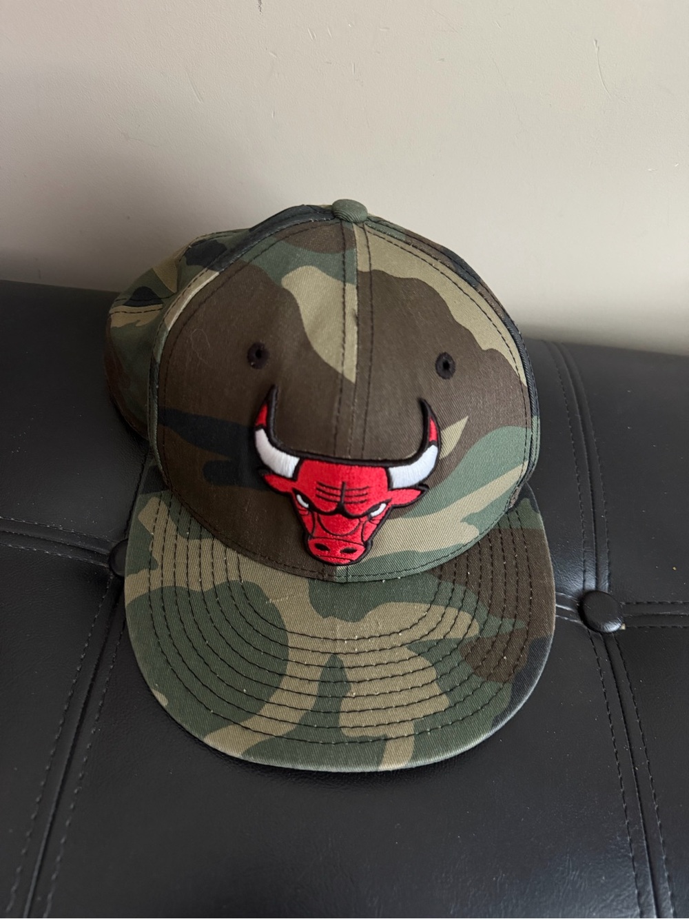 Camouflage Chicago Bulls  SnapBack Hat